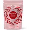 NATUR WASSY Tè Matcha alla Vaniglia, di Qualità Premium, in Polvere. 100% Naturale. 100 g, Potente Detox e Antiossidante. Matcha Puro Coltivato. 100 Dosi (100g, Fragola)