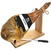 THE BLACK HOOF Spalla di Prosciutto Serrano Gran Reserva con Supporto e Coltello | Paleta Serrana Stagionato 12+ mesi | Senza additivi | Jamón Serrano certificato UE ETG | 4-5kg | Prodotto in Spagna