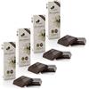 ANTICO CAFFE' NOVECENTO Ciokarrua | Cioccolato Modica Gelsomino | Cioccolato Grezzo Modica IGP | Senza Lattosio Cioccolato in Tavoletta | 4 Tavolette di Cioccolato Artigianale - 400 Gr