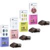 ANTICO CAFFE' NOVECENTO Ciokarrua | Cioccolato Modica IGP More | Tavoletta Modica Gelsomino Senza Glutine | Cioccolato Modica Pistacchio | Tavoletta Senza Lattosio Melagrana | Cioccolata Gusti Mix 4 x 100 Gr.