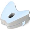 VINATO Cuscino per Gambe e Ginocchia per Dormire sul Fianco, Cuscino Ortopedico Ergonomico in Memory Foam, Traspirante, Coperta Amovibile Lavabile, Allivia Dolori Lombari, Anche e Gambe（Blu）