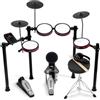 Alesis Turbo Pro Batteria Elettronica con Pad Cassa e Pedale | Principianti, Compatta, Pieghevole, Pad Mesh Silenziosi, Bluetooth, Tom 8, Piatti 10, Sgabello, Cuffie, Bacchette, Drumeo