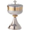 Holyart Calici Pissidi Patene metallo: Calice e pisside doppia finitura bicolore, Pisside
