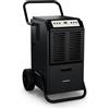 Klarstein DuraDry 50L - Deumidificatore - Alta Efficienza, 50L/giorno, Serbatoio da 5,5L, Silenzioso: ≤52dB, Sbrinamento Automatico, Filtro Lavabile, Portatile con Ruote, per Casa, Bagno, Grandi Aree