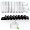 Voluas Filtro per fontana d'acqua per gatti - 9 filtri a carbone attivo + 9 spugne pre-filtro - compatibile con fontana d'acqua in ceramica da 2,2L