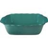WALD domus vivendi Wald Terrina quadrata in Ceramica, Argilla di alta qualità - Pirofila per Cottura in Forno e Microonde, Ideale per pasta,carne, pesce e verdura - diverse misure e colori (Verde, Quadrata cm 26)