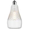 LEDbyLED Lampadina Vintage Decorativa Cristallo 6W, E27, Rettangolare, Vetro Trasparente, 2700K Luce Calda, Dimmerabile, 600 Lumen
