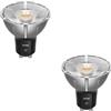 LEDart 2 lampadine GU10 LED 7,5 W dimmerabili angolo fascio stretto 10° gradi Ra98 3000 K / 220-240 V. 50/60 Hz Illuminazione quadro & oggetto decorazione & effetti luminosi