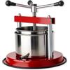 SHOPROM - Torchio Manuale 1,5 Litri in Acciaio Inox, Pressa Multiuso per Uva, Frutta e Verdura, Uso Domestico