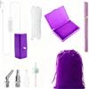 Lunaanda Penna per Diamond Painting Elettronica, Set di Strumenti per Penna Diamantata, E-painter Ricaricabile per Pittura a Diamante Pen, con Aspirazione Regolabili (Viola)