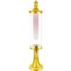 YUYUZI Distributore a torre di birra da 3 l, con illuminazione LED che cambia colore e colonna di ghiaccio, dispenser di bevande per feste e bar, mantiene le bevande fredde, botte di birra trasparente per la
