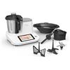 Moulinex HF506111 Click & Cook Robot da Cucina Multifunzione, 1400 W, 3.6L, da 30 a 120 °C, Schermo Touch, 32 Funzioni, 10 Programmi Automatici, Modalità Manuale, con 600 Ricette