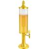 chennnls Distributore di birra a torre di birra da 3 l, con illuminazione a LED e colonna di ghiaccio, per bar e feste, trasparente e leggero, 1,15 kg