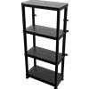 Sistema di scaffalature QBRICK SYSTEM 60/30x4, scaffale portaoggetti in plastica