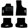 QUEMAR Tappetini Auto per Audi A3 8P 8PA, Bordo Bianco, 4 Ricami | 2003-2012 / Kit Tappeti Moquette e Gomma su Misura / Set 2 Anteriori + 2 Posteriori / Ricami e Colori Personalizzati