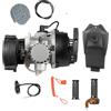 Lightakai Kit Motore 49 cc a 2 Tempi, Mini Motore a Benzina con Catena T8F e Serbatoio Carburante, Avviamento a Corda, Motore Monocilindrico Raffreddato ad Aria per Moto