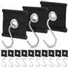 QWORK® Confezione da 12 Occhielli per tubazioni con 12 Ganci a S per Guide per tubazioni 5/6 mm - 7/8 mm, Ganci per Strisce per tubazioni Accessori per Guide per tubazioni