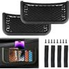 HANIUTTY Rete Bagagliaio Auto 2 PCS, Rete Portaoggetti Auto con Viti Organizer Bagagliaio Auto Rete Borsa Multifunzionale per Bagagliaio per Auto Sedile Groceries per RV, Camper, Barche, Casa