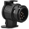 Navaris Adattatore Gancio Traino da 13 a 7 Pin - Adapter rimorchio 12V Presa per rimorchi da 13 a 7 Poli - Convertitore Presa Auto Camion Camper