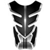 AZgraphishop PARASERBATOIO RESINA 3D COMPATIBILE CON PER MOTO BMW HONDA DUCATI YAMAHA KAWASAKI TRIUMPH BENELLI KTM APRILIA CAGIVA GS-Style FM-H001 (Triple Black)