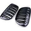 Hebstw Griglia F48 adatta per BMW X1 F48 F49 2016 2017 2018 2019 nero lucido radiatore anteriore doppia griglia griglia griglia