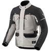 REV'IT! Revit Outback 5 H2O Giacca tessile da motocicletta impermeabile, argento/nero, S