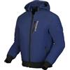 Modeka Clarke impermeabile Giacca tessile moto, blu, XS