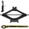 Ravytha Cric per Auto 2T, Crick Auto, Martinetto per Auto con Chiave a Cricchetto, Cric Voiture Electrique, Ponte Sollevatore Auto, Cric Auto Professionale, per Auto, Camion, Berline, Furgoni