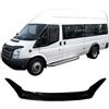 SCOUTT Deflettore Protezione Cofano per Ford Transit 2006-2013, Migliora l'Aerodinamica dell'Auto, e Spoiler, Nero