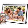 Gorinth Frameo Cornice Digitale Wi-Fi 10,1 Pollici, Rotazione Automatica | 1280 x 800 HD IPS Touch Screen,32GB, Montaggio a Parete, Condivisione Di Foto Tramite Frameo APP, Regalo per Genitori/Amici