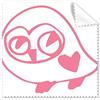 DIYthinker Fumetto a Forma di Cuore Laugh Uccello Protezione degli Animali Pet Lover Occhiali Panno di Pulizia del Panno dello Schermo del Telefono 5pcs Cleaner