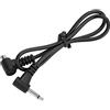 Feezroun Cavo di Sincronizzazione PC da 2,5 Mm, Cavo Flash Leggero da 12 | Cavo a spirale da maschio a maschio, ideale per l\'attivazione di telecamere cablate a breve distanza, rivestimento in