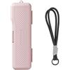 ECMQS Custodia rigida per fotocamera con cinturino da polso, colore: B | Interno sagomato per fotocamera, slot separato per filtro obiettivo, fodera morbida, custodia chiusa