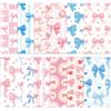MAYJOYDIY 24 pezzi 12 stili panno in microfibra occhiali nodi squisiti | 16x16cm Panno Di Pulizia Occhiali Modello Fiocchi Rosa Blu Carino, Morbido Riutilizzabile, Per La Fotocamera Schermo Telefono