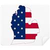DIYthinker Michigan America USA Mappa Stelle Tripes Bandiera Screen Phone Cleaner Occhiali panno di pulizia 2 pezzi in tessuto scamosciato