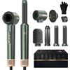 UKLISS Spazzola Asciugacapelli Hair Styler 7 in 1, ukliss Riccioli d'aria Calda,Phon Ionico con Diffusore, Spazzola Phon per Capelli, I Capelli Sono Asciutti, Ricci e Lisci