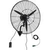 VEVOR Ventilatore da Parete Industriale, 760 mm, Ventilatore Oscillante a Muro con Nebulizzazione, IP44, 3 Velocità, Flusso d'Aria Potente, Controllo Meccanico, per Palestre e Ambienti Commerciali
