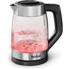 Tefal Express, Bollitore Elettrico In Vetro, Controllo Dal Manico, 1.7 L, 5 Livelli Di Temperatura, Monitoraggio In Tempo Reale, KO760DE0