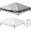 Sekey Tetto di ricambio per gazebo 3 x 3, impermeabile, stabile, resistente all'inverno, tetto di ricambio, impermeabile, telone trasparente, per giardino, terrazza e esterni
