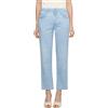 7 For All Mankind - Calie Straight Ankle Dewdrop with Raw Cut, Jeans Donna