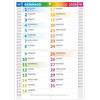 Il Calendario Positivo Calendario 2026 da Muro tipo Olandese COLOR | In Carta Ecosostenibile NON Patinata - Ideale per segnare Appuntamenti ed Impegni | Dimensioni 30x42 | Calendario Positivo