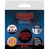Pyramid International AMBROSIANA BP80655 608911 - Stranger Things - Pin's/Badge - Upside Down (PlayStation 4)