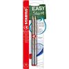 STABILO EASYgraph S Metallic - Matita Ergonomica triangolare Sottile - per Destrimani - Argento - Pack da 2 - Gradazione HB