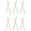 Sizoriruk 12 pezzi doppio piatto gong mazzuolo morbido bacchette bacchette feltro 385 mm