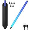 KBCASE Penna per Apple iPad 2018-2026, Pencil per iPad, ricarica rapida di 15 minuti, rifiuto del palmo Stylus Pen per Apple iPad A16 11/10/9/8/7/6, Air M3/M2/5/4/3, Pro 6/5/4/3, Mini 6/5