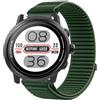 GIOPUEY Cinturini Compatibile con COROS Pace 2, Nylon Traspirante Sport Loop Cinturino in Morbido Nylon Intrecciato Strap Band - Darkgreen