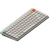 Nuphy Node75 Tastiera meccanica wireless, tastiera personalizzata 75% hot swappable a basso profilo, tastiera da 84 tasti per computer e gaming, supporta gesti touch, copritasti PBT
