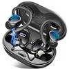 Matast 2026 Cuffie Bluetooth 5.4 Sport, 50 Ore Cuffie In Ear con Cancellazione Rumore ENC e 4 HD Mics, Auricolari Bluetooth con 6D Bass Stereo, Cuffie Senza Fili HiFi con LED Display, IP7 Impermeabile