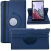 Dlahaby Custodia per Samsung Galaxy Tab A7 Lite 8.7 Pollici, Pelle PU con Supporto Girevole Cover per Samsung Galaxy Tab A7 Lite 8.7 Pollici SM-T220 / T225 / T227 Tablet,Blu Scuro