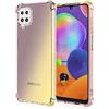 HONLEN Custodia per Samsung Galaxy A12 / M12 / A12 Nacho Case, (6.5 Inches) Trasparente Sfumato TPU Silicone Progettata, 4 Angoli rinforzati Case